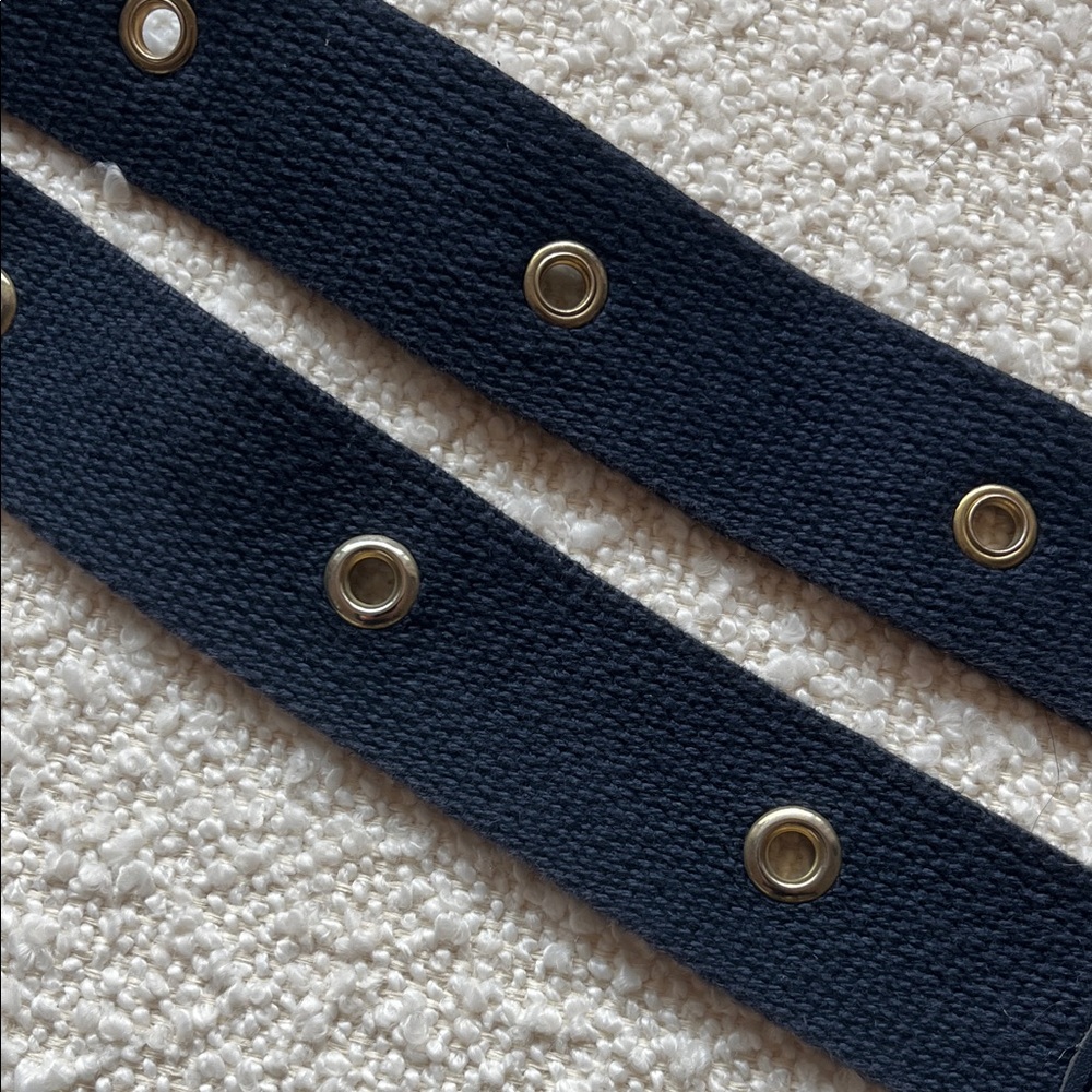 Clare V Navy Blue Shoulder Bag/Purse Strap with Grommets - Picture 3 of 3